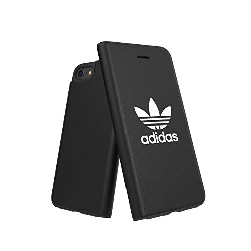 Cover Adidas originale Basic FW18 bianco nero compatibile con iPhone 6 6S 7 8