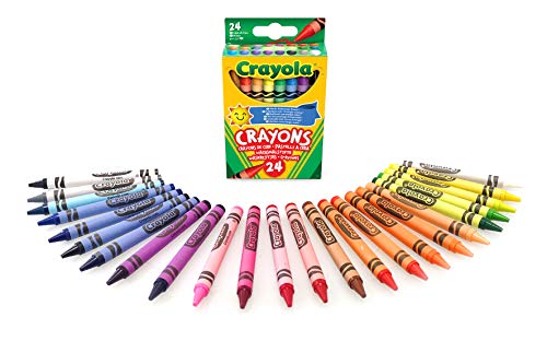 Crayola - Pastelli a Cera, Confezione da 24 Pezzi, per Scuola e Tem...
