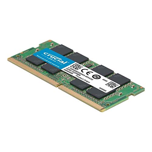 CRUCIAL Nozioni di Base Memoria DDR4-2666 SODIMM 16GB CB16GS2666, Aluminium, Verde