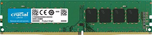 Crucial RAM 32GB DDR4 3200MHz CL22 (o 2933MHz o 2666MHz) Memoria Desktop CT32G4DFD832A