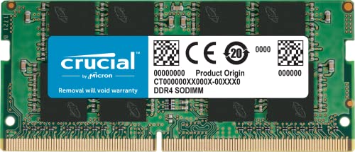 Crucial RAM CT8G4SFRA32A 8GB DDR4 3200MHz CL22 (or 2933MHz or 2666MHz) Memoria Laptop