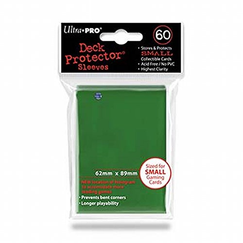Deck Protector Sleeves - Minibustine Ultpro 60 Pezzi, Verde New