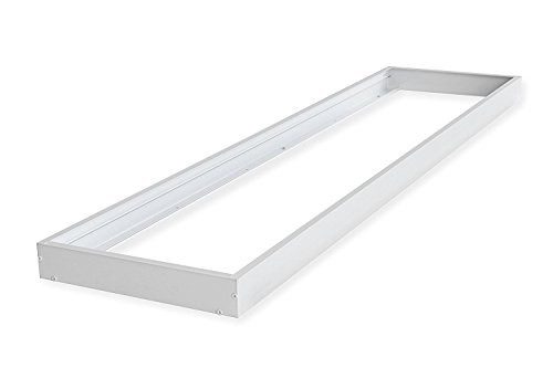 Defacto - Telaio per pannello a LED, 120 x 30 cm, in alluminio, A+, colore: Bianco