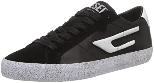 DIESEL LEROJI, Sneaker Uomo, Black White Y02741 Pr663 H1532, 43 EU...