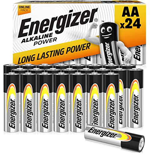 Energizer Batterie Alcaline AA, Alkaline Power, Confezione da 24