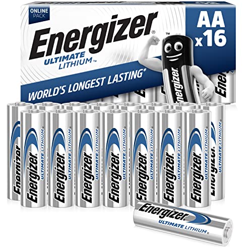 Energizer Ultimate Lithium AA, 16 Pack AMZ, Amazon Exclusive