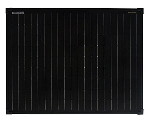 enjoy solar Pannello solare monocristallino 12V modulo fotovoltaico - Full Black (50W - Full Black)