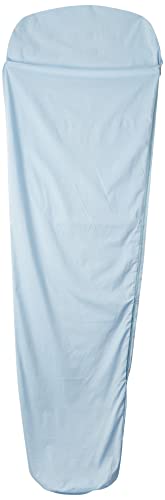 Ferrino Comfort Liner Mummy, Sacco Lenzuolo Azzurro, 220x80x50 cm