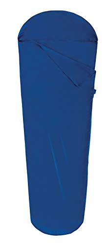 Ferrino Pro Liner Mummy, Sacco Lenzuolo Uomo, Blu, 220x80x50 cm