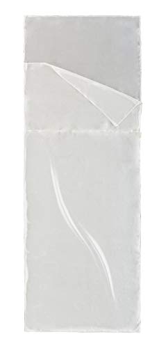 Ferrino Silk Liner SQ, Sacco Lenzuolo Uomo, Bianco, 210x80x50 cm