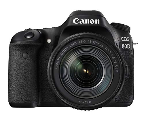 Fotocamera Canon Reflex EOS 80D + EF-S 18-135mm IS Nano USM [1263C006]