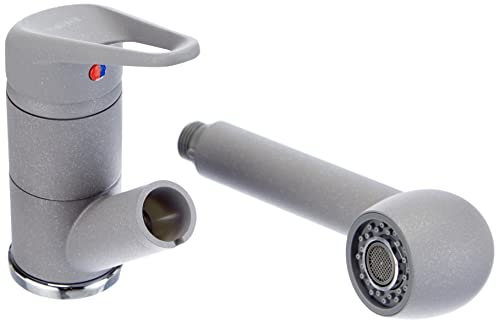 Franke 1150030729 - Miscelatore Monocomando 740 Per Lavello Cucina, Colore: Stone Grey