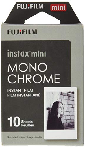 Fujifilm 2 x Instax Mini monocromatico pellicola istantanea, 10 pezzi, nero bianco (16531960 2)