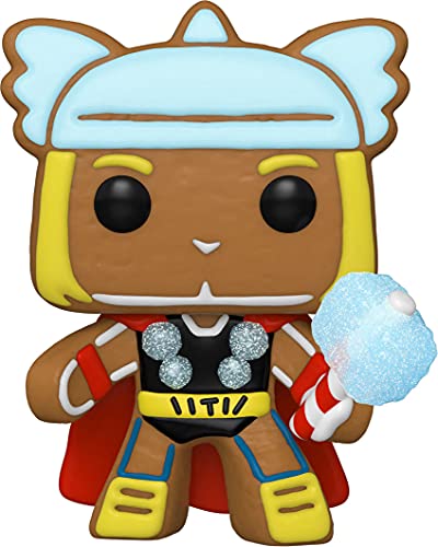 Funko POP Marvel: Holiday - Thor S3 Figura da Collezione, Multicolore, 50663