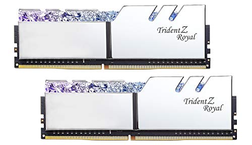 G.SKILL 32GB DDR4 Trident Z Royal Argento 3200 MHz PC4-25600 CL16 1...