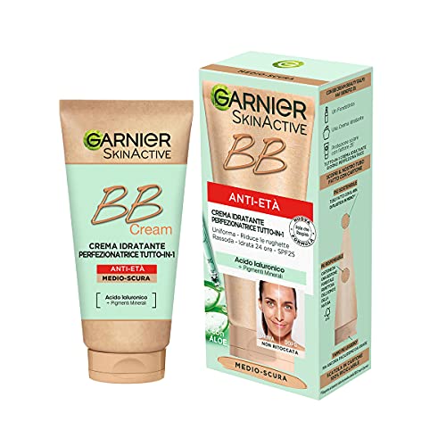 Garnier BB Cream Anti-Età SkinActive, Per Pelle Uniforme e Rughett...