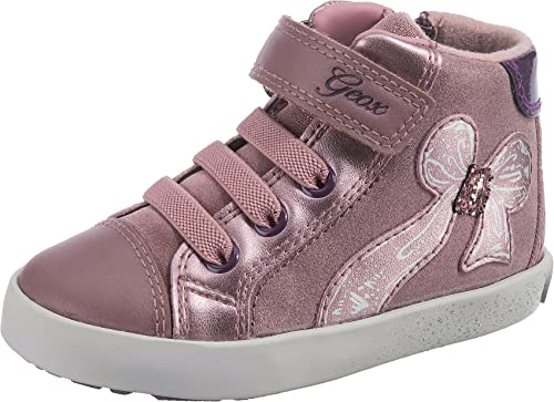 Geox B Kilwi Girl A, Sneakers Bambine e ragazze, Rosa Viola (Dk Rose Purple), 23 EU