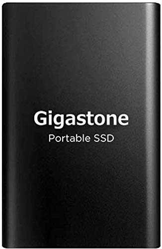 Gigastone SSD Esterno 1 TB, SSD Portatile 1TB, Unità a stato solido con interfaccia USB 3.1 Type-C per PC Mac Windows PS4 Xbox One e Smart TV, 3D NAND, Velocità di lettura fino a 550 MB s. - Nero
