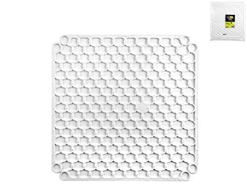 Giostyle Tappetino per Lavello, 32 × 32 × 0.3 cm, Bianco