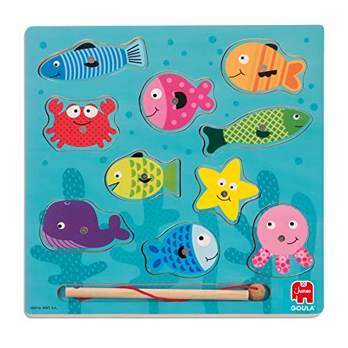 Goula- Pesca Puzzle Magnetico per Bambini, Multicolore, 53131