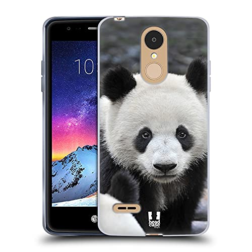 Head Case Designs Panda Vicino Animali Selvatici Cover in Morbido Gel Compatibile con LG K8   K9 (2018)