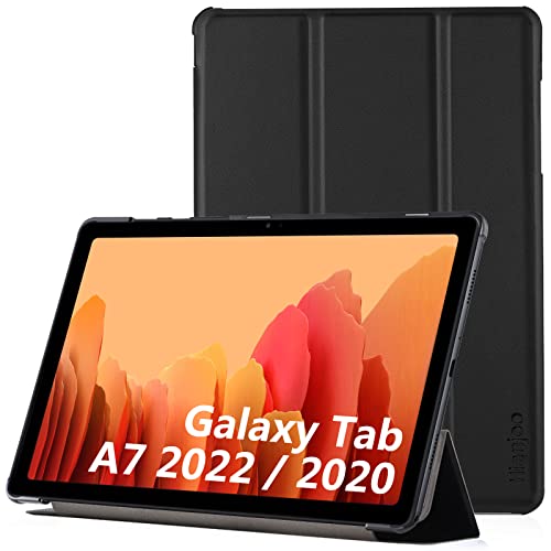 Hianjoo Custodia Compatibile per Samsung Galaxy Tab A7 10.4  2023 2020, Leggera Protettiva con Auto Svegliati Sonno Cover Compatibile con Samsung Galaxy Tab A7 10.4 SM-T509 (LTE) SM-T500 T505 - Nero