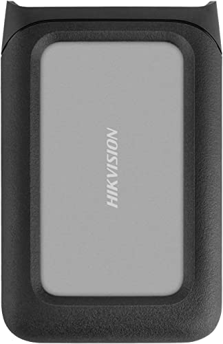 Hikvision Hard Disk Esterno 1TB, Portatile Hard Drive Resistente Agli Urti e Alle Cadute, USB 3.1 HDD Storage per PC, Macbook, PS4, PS5, Xbox Series, TV, Telefono Android(Grigio, 1TB)