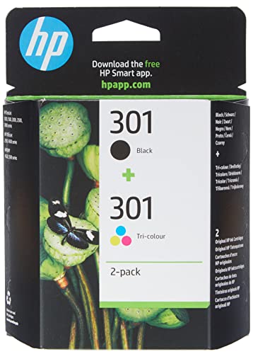 HP Pack 2 Cartouches d encre 301 (Nero - Ciano, Magenta, Giaune)