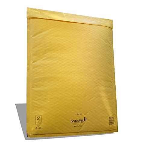 IMBALLAGGI 2000 - Buste Postali Imbottite Mail Lite Gold - Buste Spedizione Imbottite - Ideali per Spedire e Proteggere Oggetti - 35x47 cm - (10)