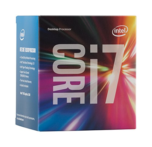 Intel Box Core Processore i7-6700, Argento