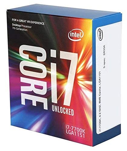 Intel BX80677I77700K Processore Intel Core i7 7700K, Socket LGA1151...