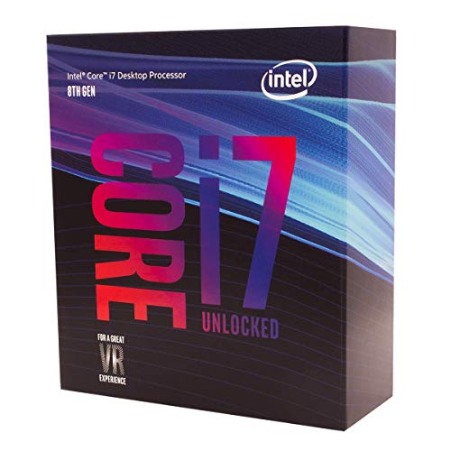 Intel Core i7 8700K Cpu Processore, 3.7GHz, Argento