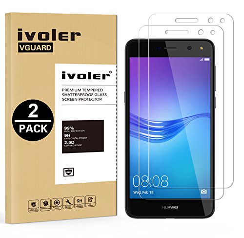 iVoler [2 Pack] Pellicola Vetro Temperato per Huawei Nova Young Huawei Y5 III   Y5 3, Pellicola Protettiva, Protezione per Schermo