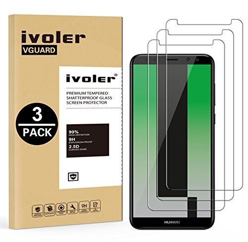 iVoler [3 Pack] Pellicola Vetro Temperato per Huawei Mate 10 Lite, ...