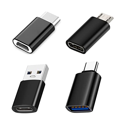 iZhuoKe Confezione da 4 Adattatore USB C, Adattatore Tipo-C a USB A...