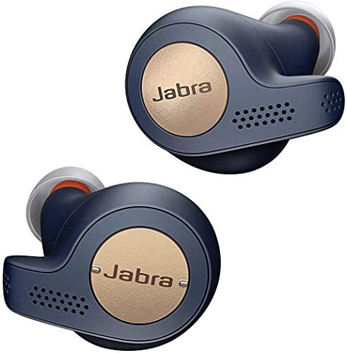 Jabra Elite Active 65T Auricolari, Cuffie Sportive con Funzione Passive Noise Cancelling e Sensore di Movimento per l`Attività Fisica, Chiamate e Musica Wireless, Blu Ramato