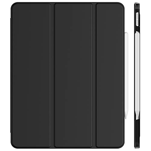 JETech Custodia Compatibile iPad PRO 12,9 Pollici (Modello 2020 2018), Compatibile con Pencil, Cover con Auto Svegliati Sonno, Nero
