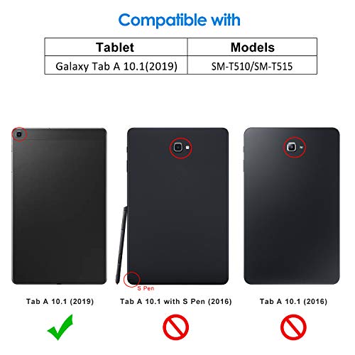 JETech Custodia Compatibile Samsung Galaxy Tab A 10.1 2019 (SM-T510...