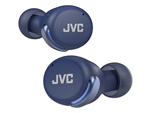 JVC auricolari True Wireless, Cancellazione attiva del rumore, leggere, design elegante, Bluetooth 5.2, Waterproof (IPX4), 21H autonomia, modalità a bassa latenza per il gioco,HA-Z330T-A,azzurro,Unica