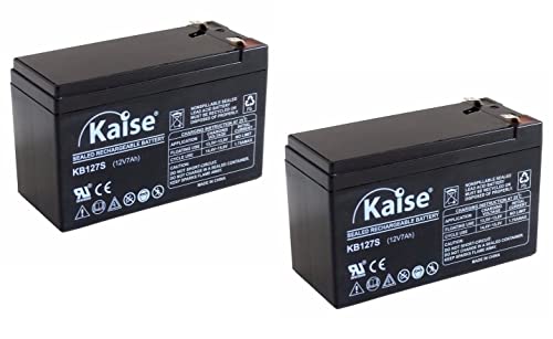 Kaise Technologies Batteria al piombo AGM VRLA 12V- 7Ah Modello KB1270 Security 2 Unità