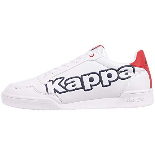 Kappa Yarrow Xl Men Scarpe per jogging su strada Unisex - Adulto, Bianco (White Navy), 47 EU