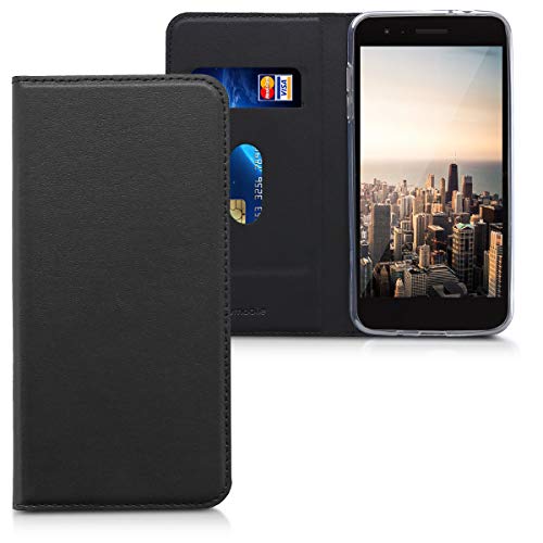 kwmobile Cover Compatibile con LG K8 (2018)   K9 - Custodia a Libro in Simil Pelle PU per Smartphone - Flip Case Protettiva