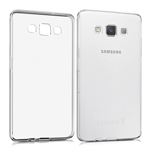 kwmobile Cover Compatibile con Samsung Galaxy A5 (2015) - Custodia Morbida in Silicone TPU - Crystal Case Custodia Flessibile - Trasparente