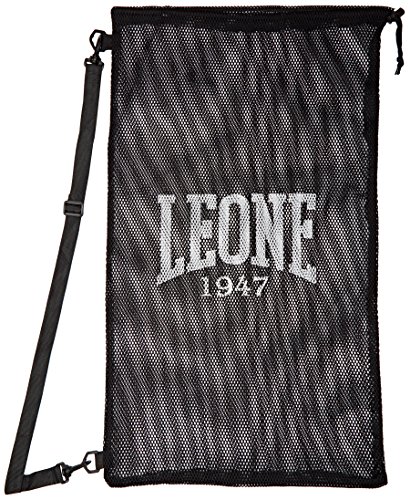 LEONE 1947, AC900, Mesh Bag Sacca Sportiva, Nero, Taglia Unica...