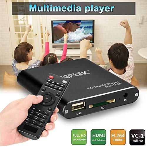 Lettore Multimediale per TV, AGPTEK HD Media Player TV 1080P HD Dig...