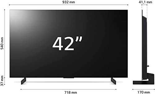 LG OLED42C24LA Smart TV 4K 42 , TV OLED evo Serie C2, Processore α...