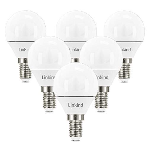 Linkind Lampadine LED E14 Attacco Edison, Golf P45 G45, 5W(equivale...
