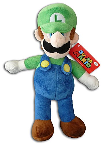Mario Bros Super Peluche Luigi 35cm Qualità super soft
