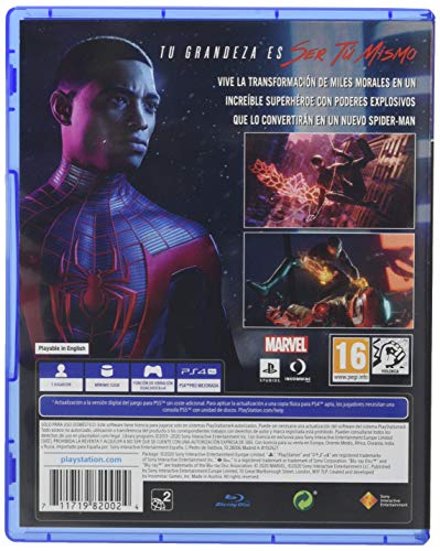 Marvel s Spider-Man Miles morales - PlayStation 4 [Edizione: Spagna...