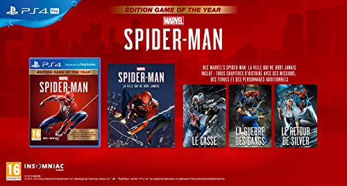 Marvel s Spider-Man pour PS4 - Edition Game Of The Year (GOTY) [Edi...